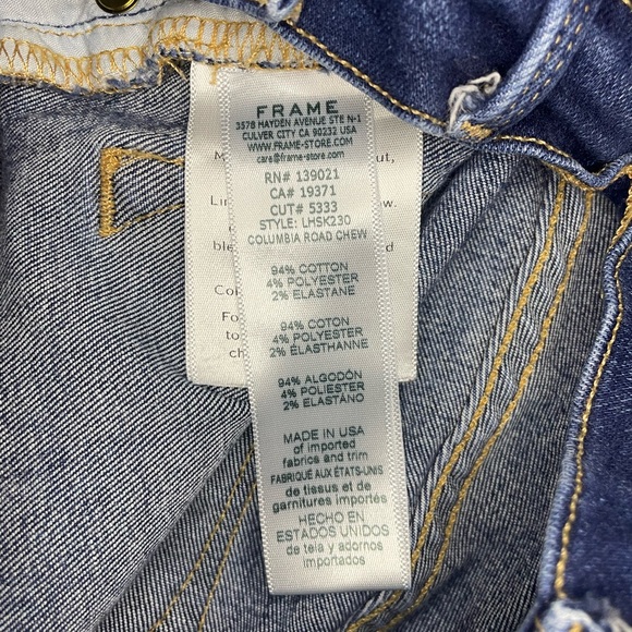 Frame Denim Le High Skinny Step Hem Jeans - Picture 8 of 8